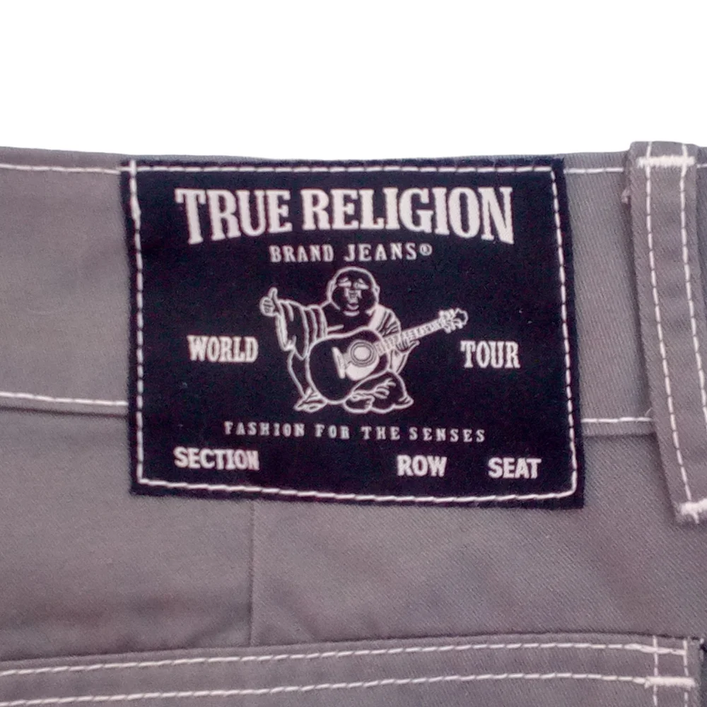 Mens True Religion Cargo Shorts Galaxy Gray - Picture 3 of 5